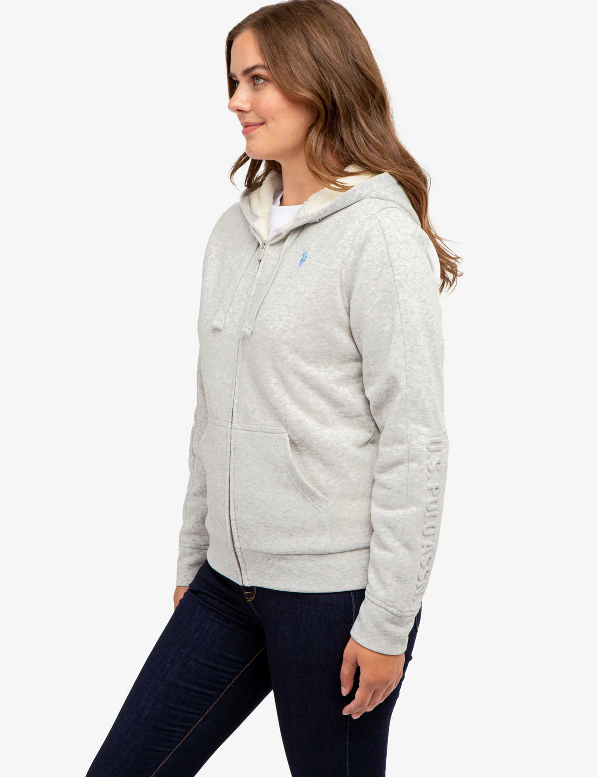 SHERPA LINED EMBOSSED HOODIE - Image 17