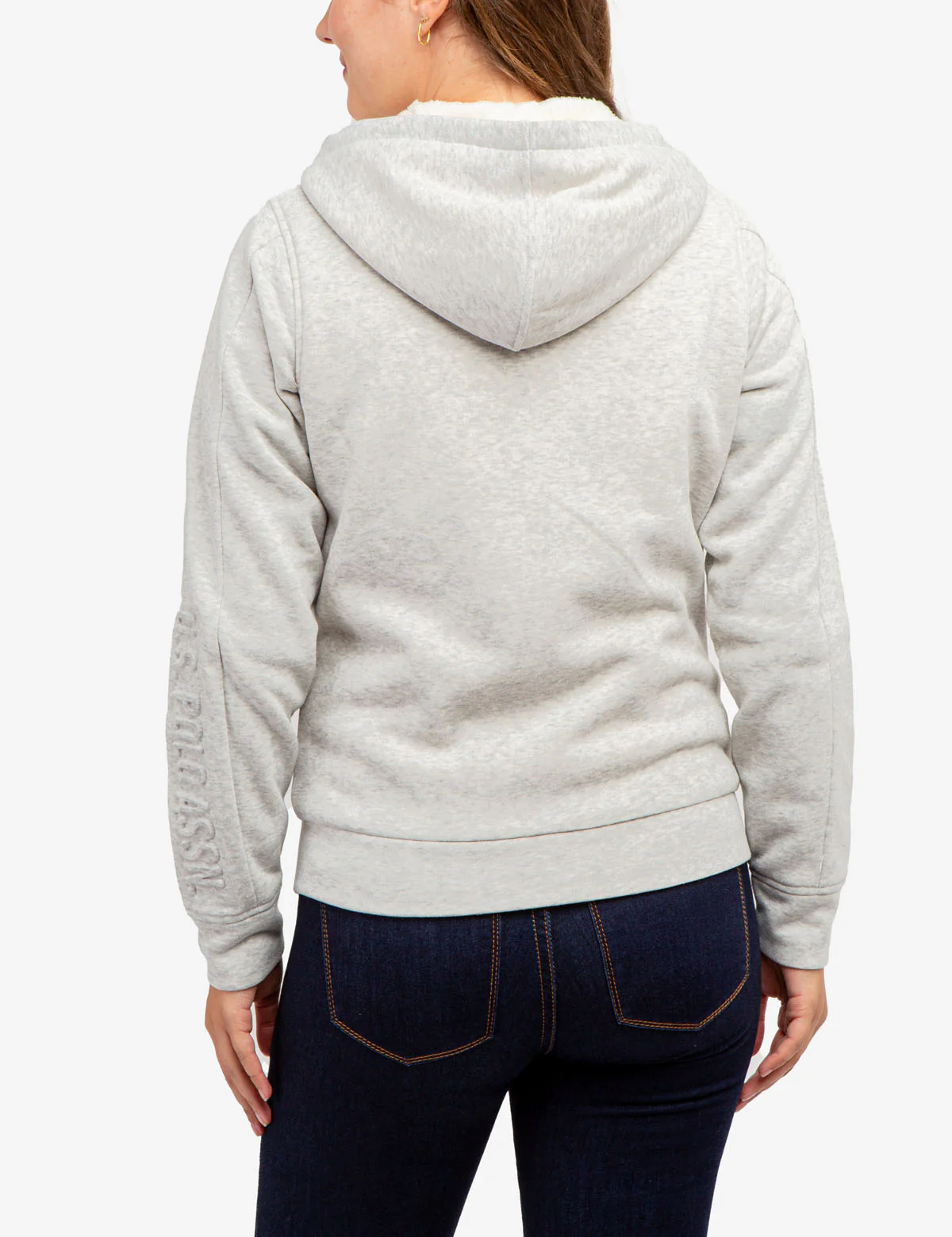 SHERPA LINED EMBOSSED HOODIE - Image 18