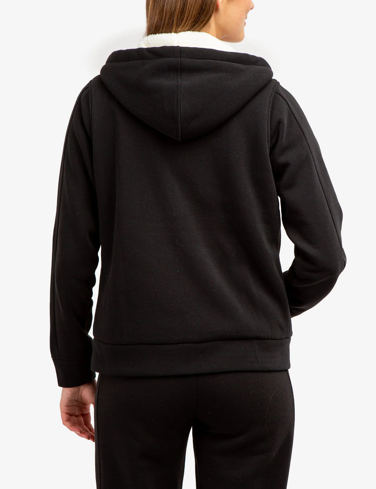 SHERPA LINED EMBOSSED HOODIE - Image 7