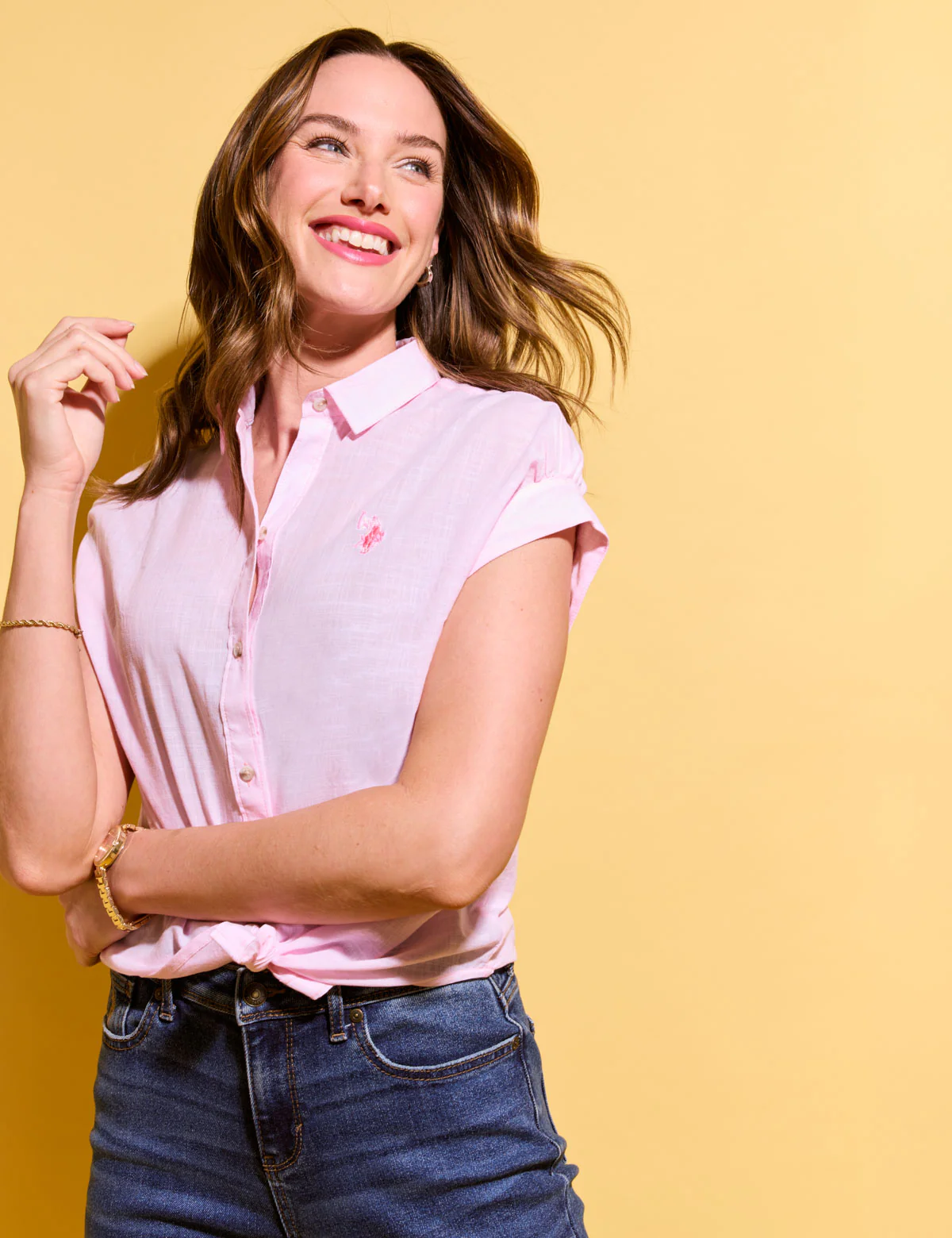 SHIRRED DOLMAN TOP