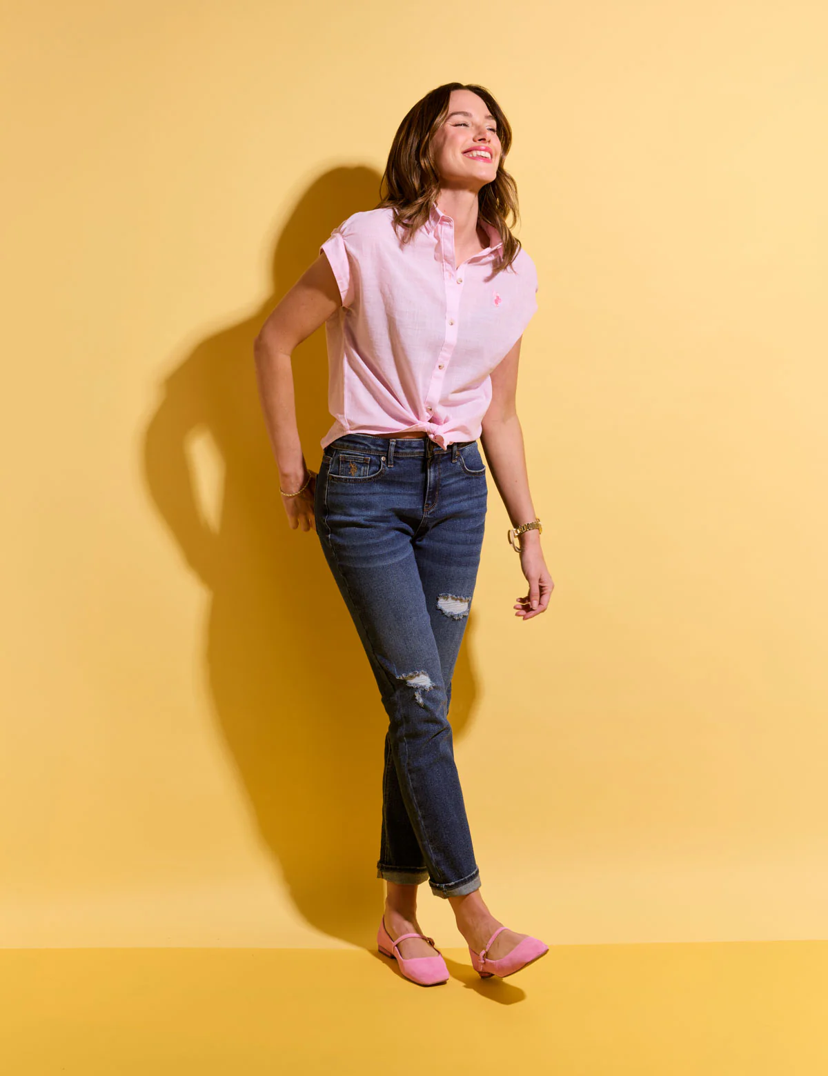 SHIRRED DOLMAN TOP - Image 2