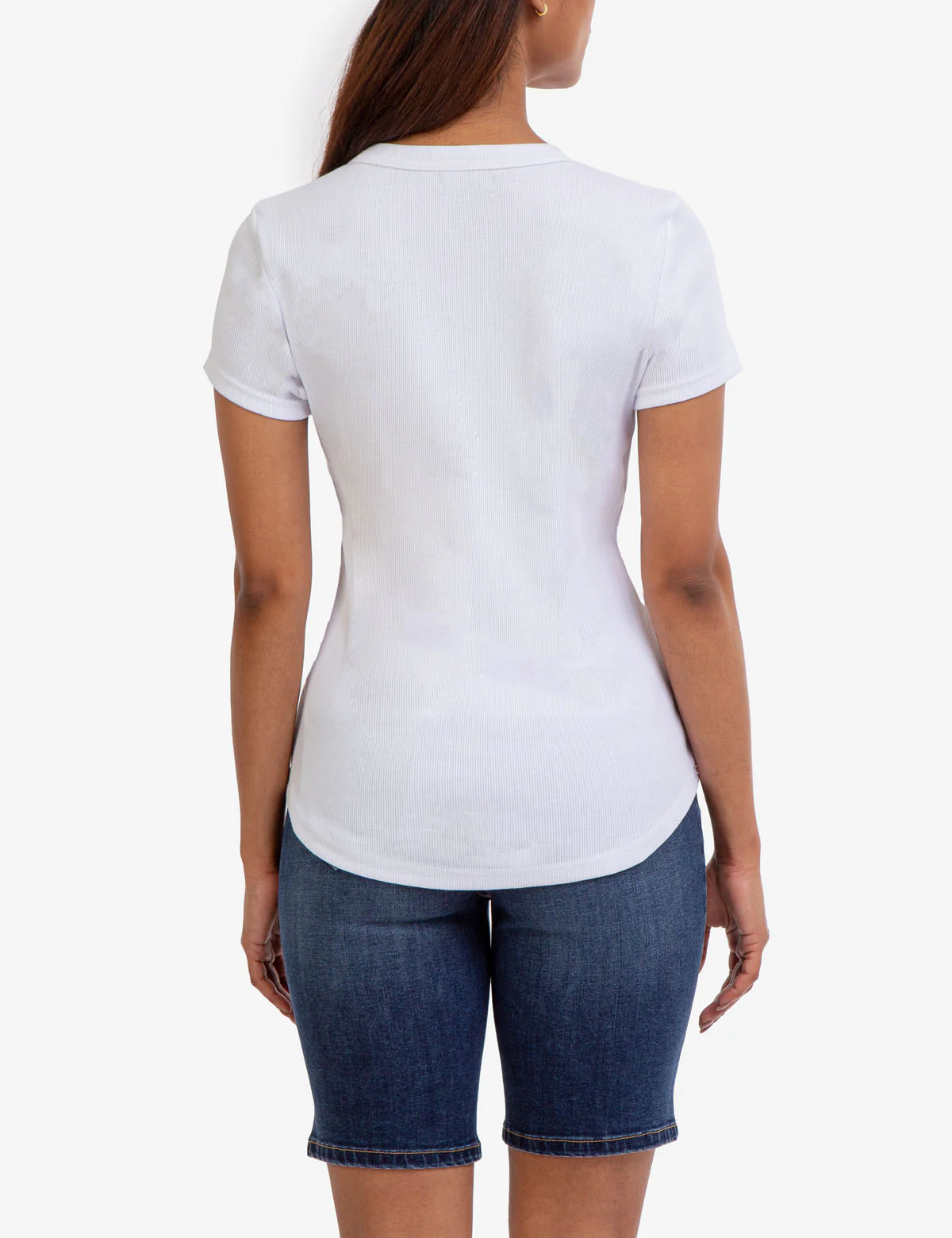 SHORT SLEEVE HEATHERED RIB HENLEY - Image 14
