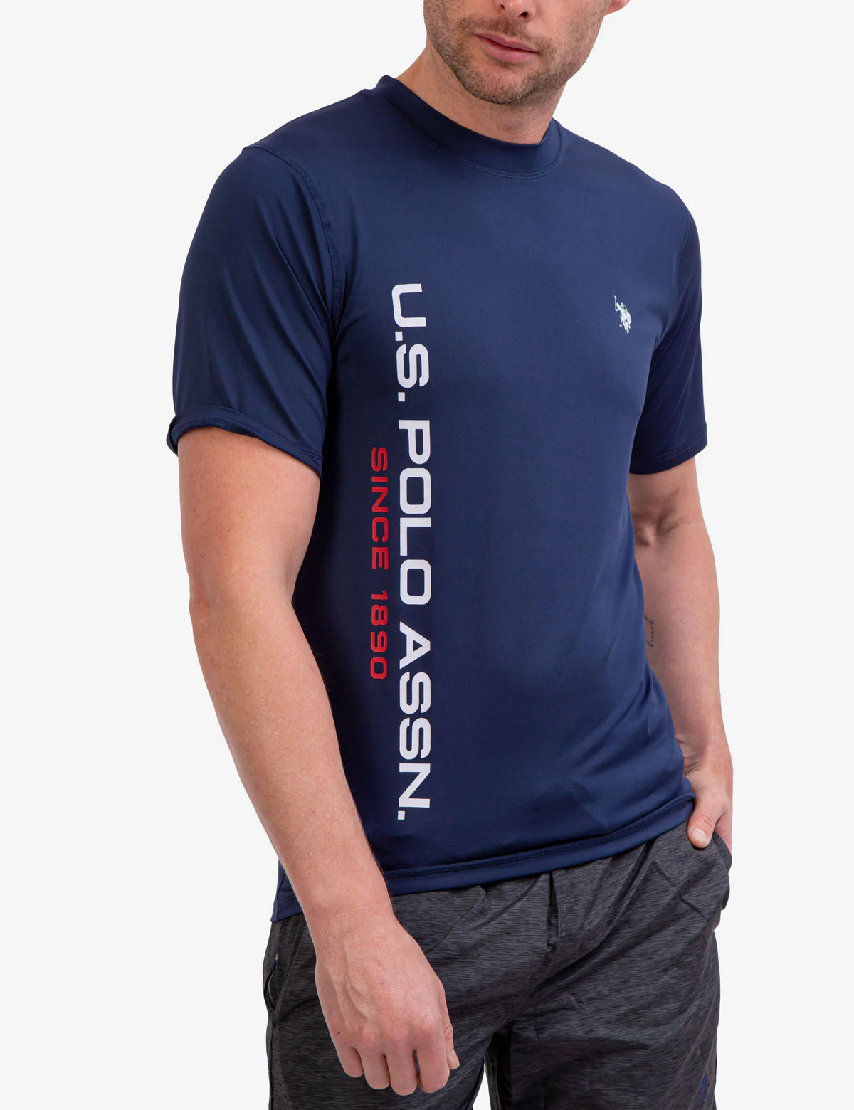 SHORT SLEEVE LINEAR LOGO UV TOP - Image 10