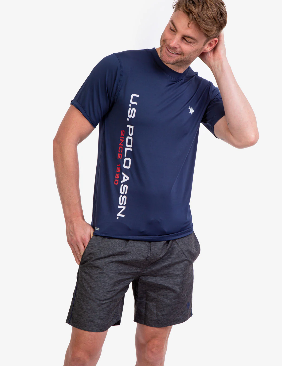 SHORT SLEEVE LINEAR LOGO UV TOP - Image 6
