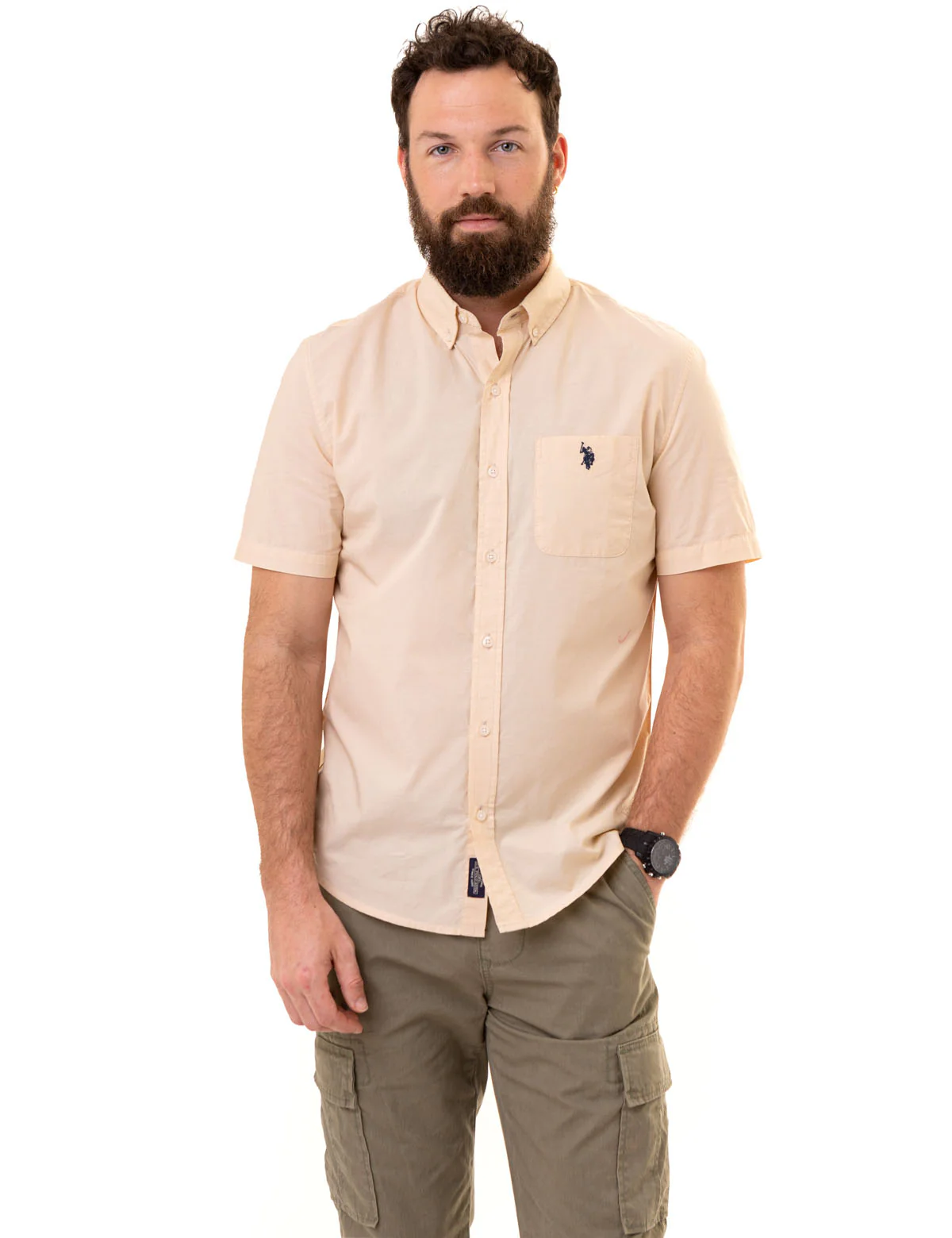 SHORT SLEEVE MADRAS WOVEN SHIRT - Image 10