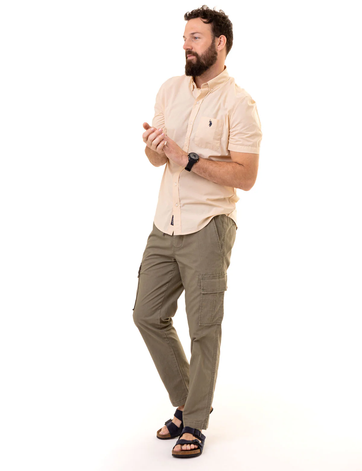 SHORT SLEEVE MADRAS WOVEN SHIRT - Image 11
