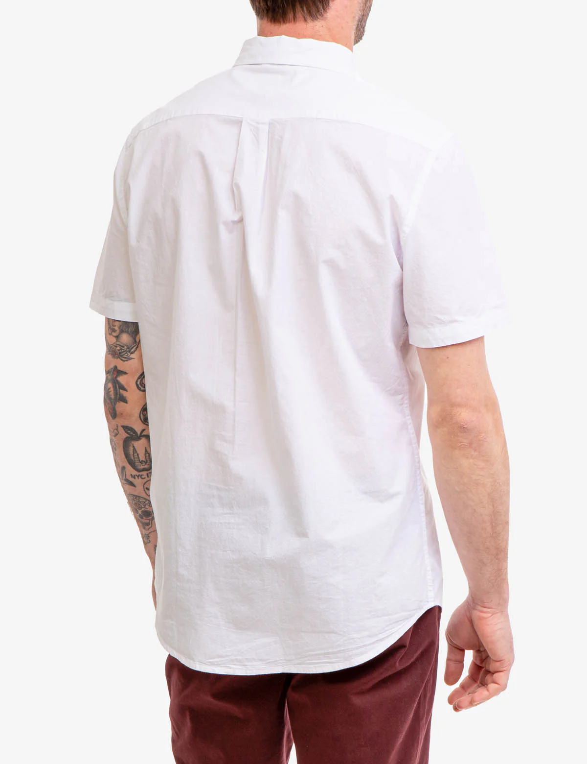 SHORT SLEEVE MADRAS WOVEN SHIRT - Image 5