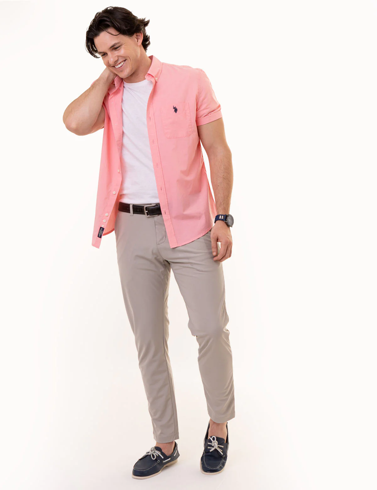 SHORT SLEEVE MADRAS WOVEN SHIRT - Image 7