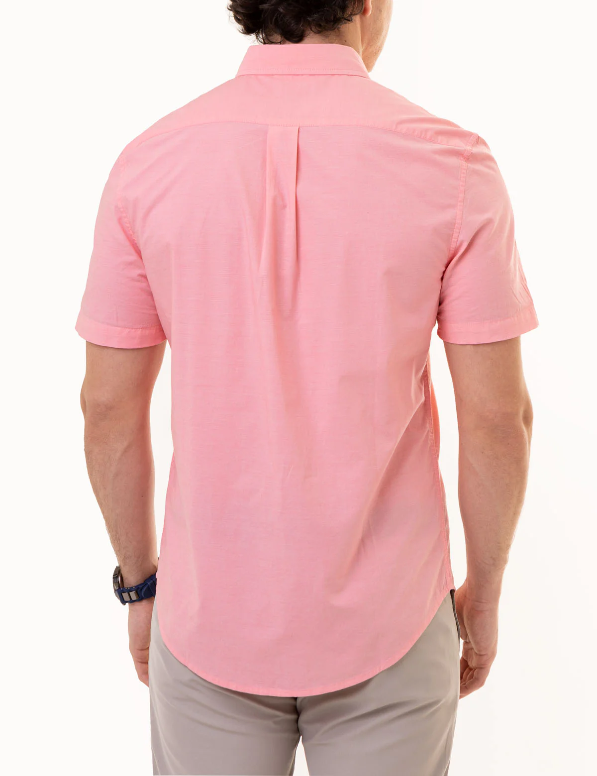 SHORT SLEEVE MADRAS WOVEN SHIRT - Image 8