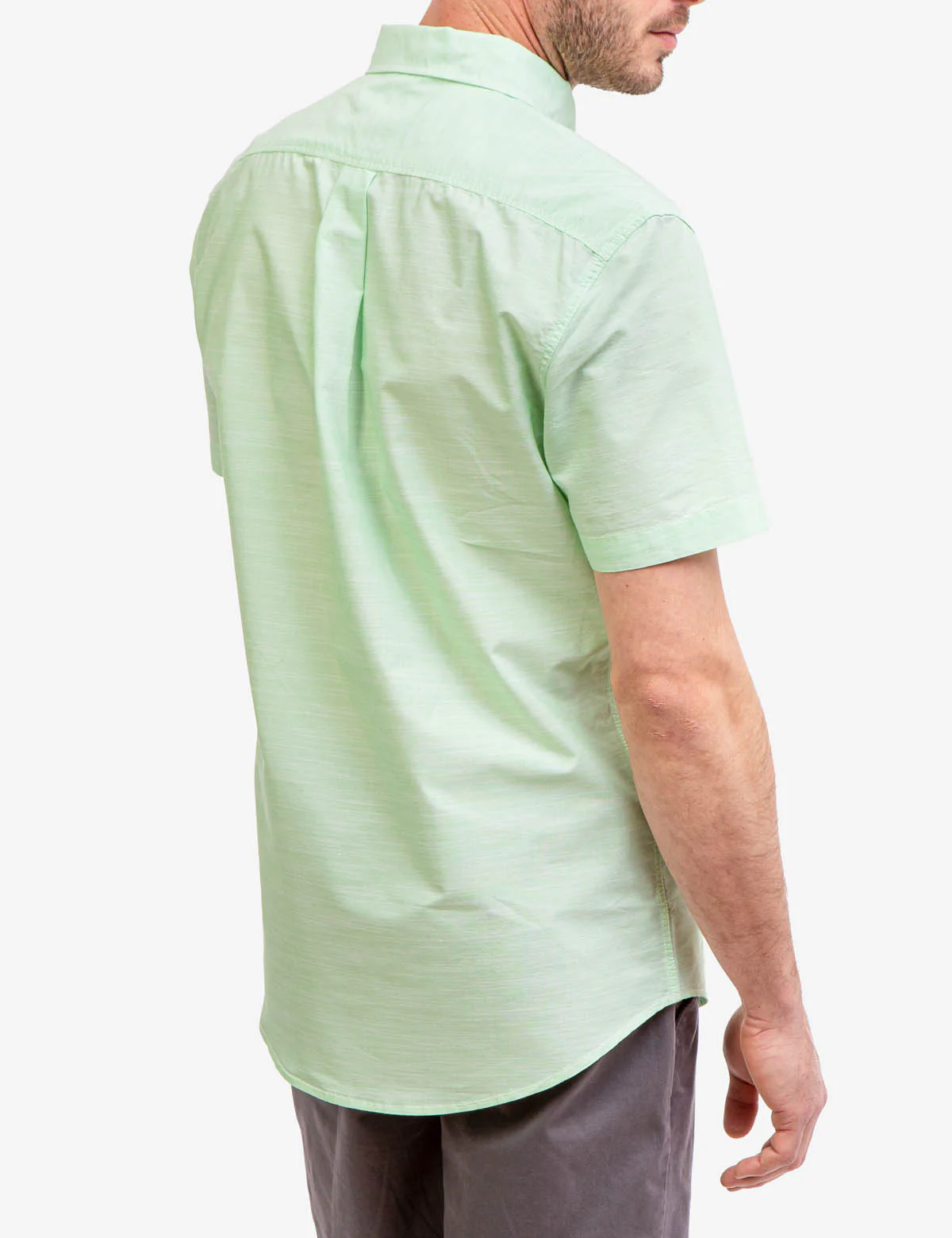 SHORT SLEEVE SLUB WOVEN SHIRT - Image 20