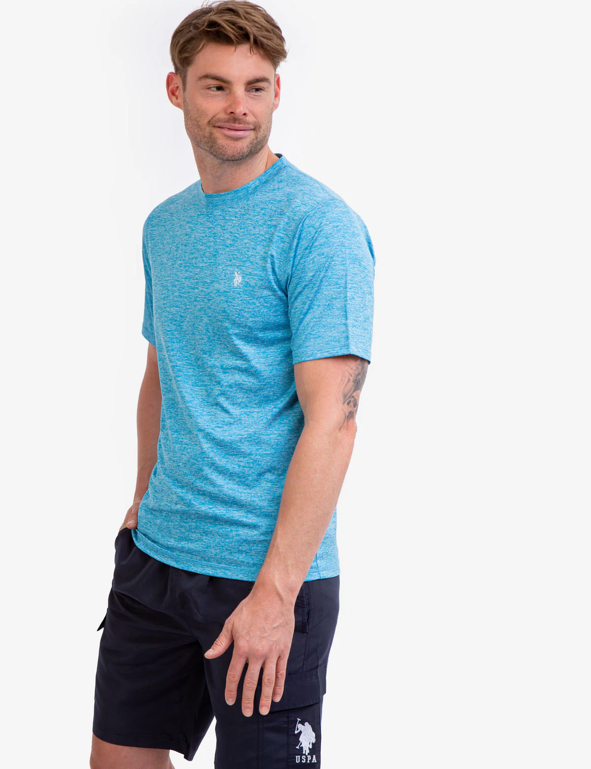 SHORT SLEEVE SPACE DYE UV TOP - Image 8