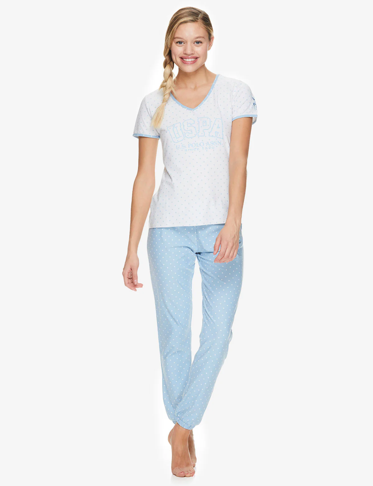 SHORT SLEEVE ALL OVER PRINT LOUNGE SET