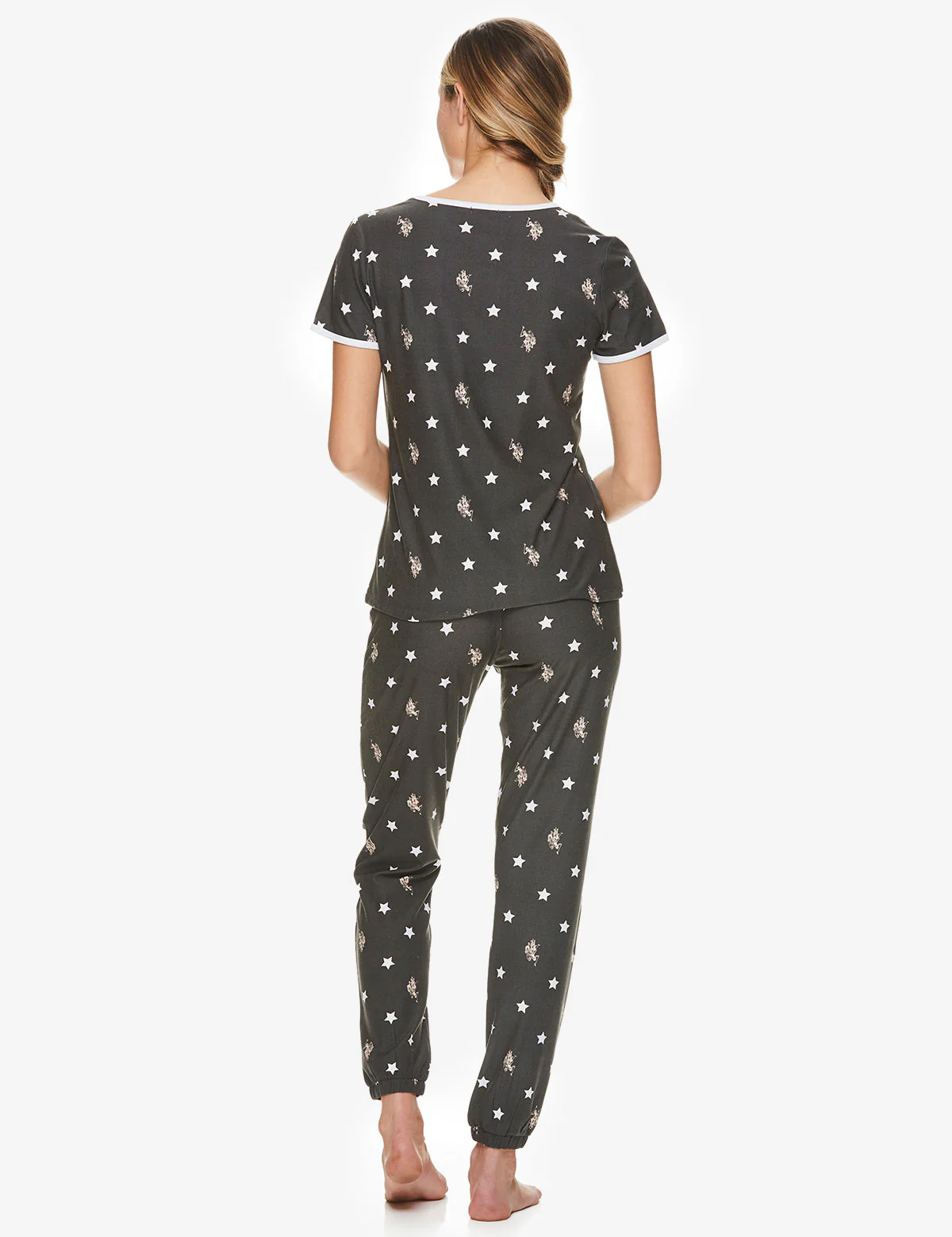 SHORT SLEEVE ALL OVER PRINT LOUNGE SET - Image 7
