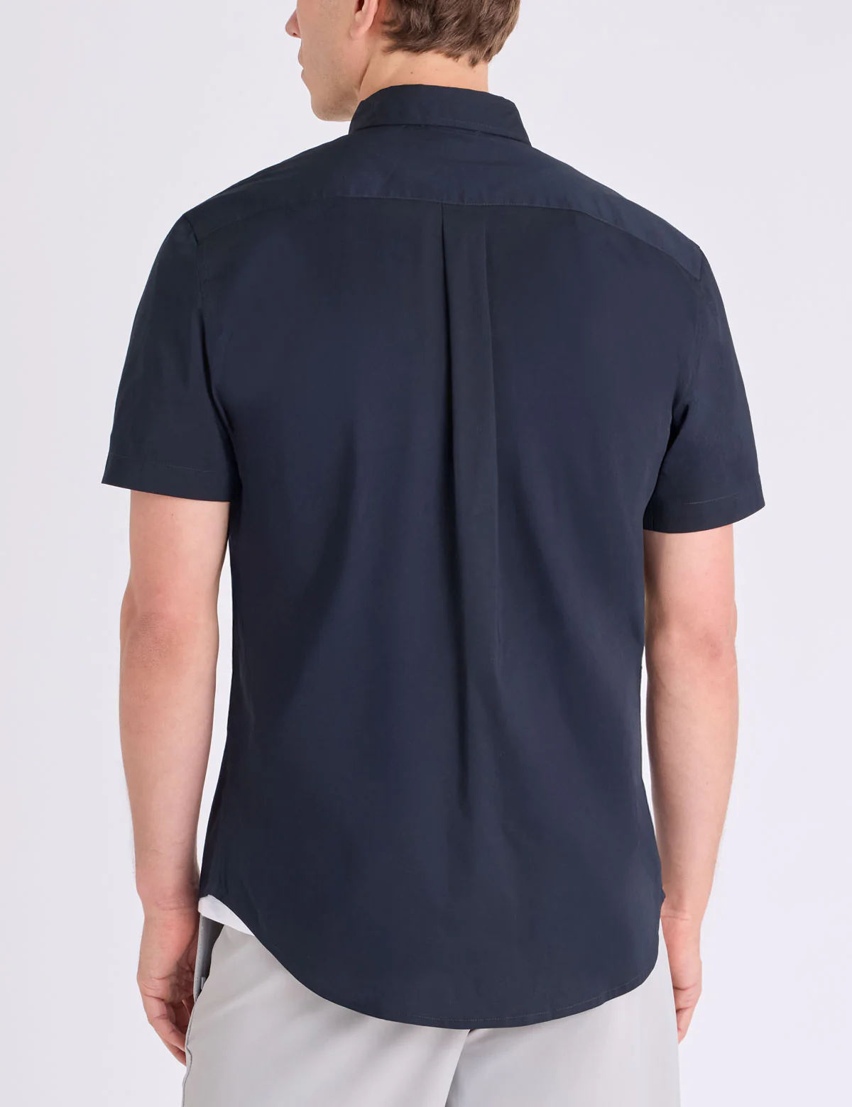 SHORT SLEEVE STRETCH POPLIN SHIRT - Image 5
