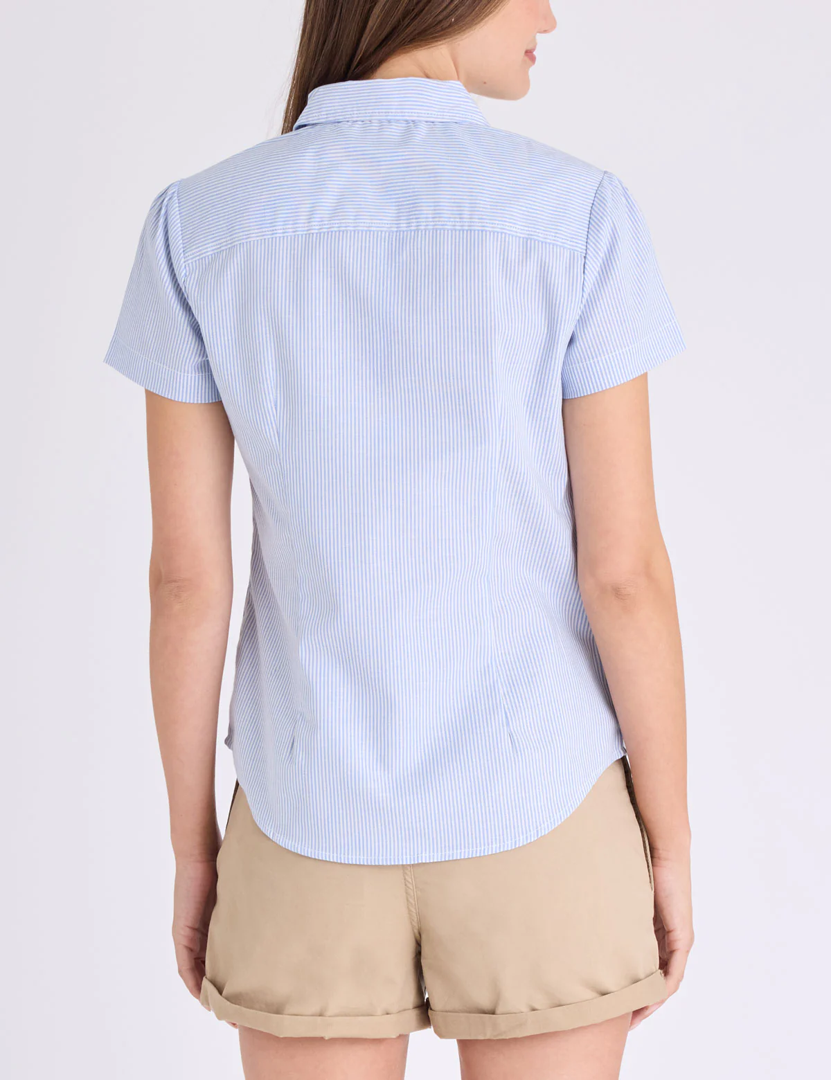 SHORT SLEEVE STRIPE OXFORD SHIRT - Image 4