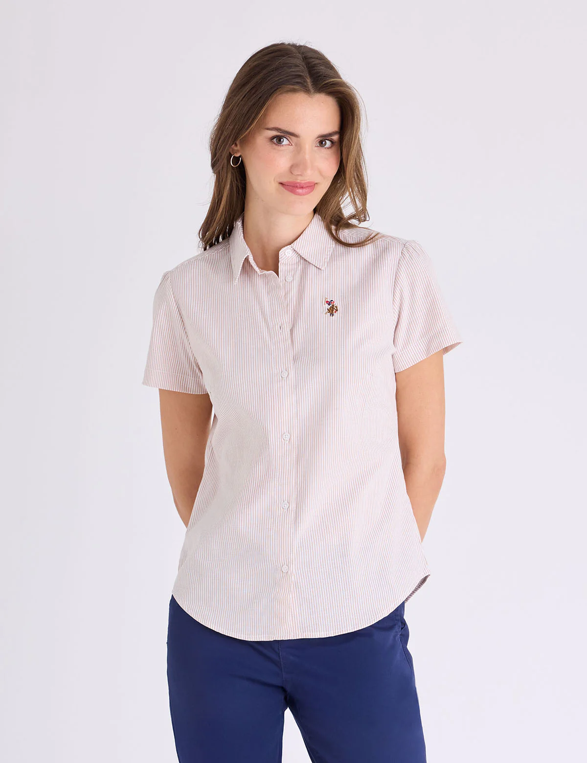 SHORT SLEEVE STRIPE OXFORD SHIRT - Image 6