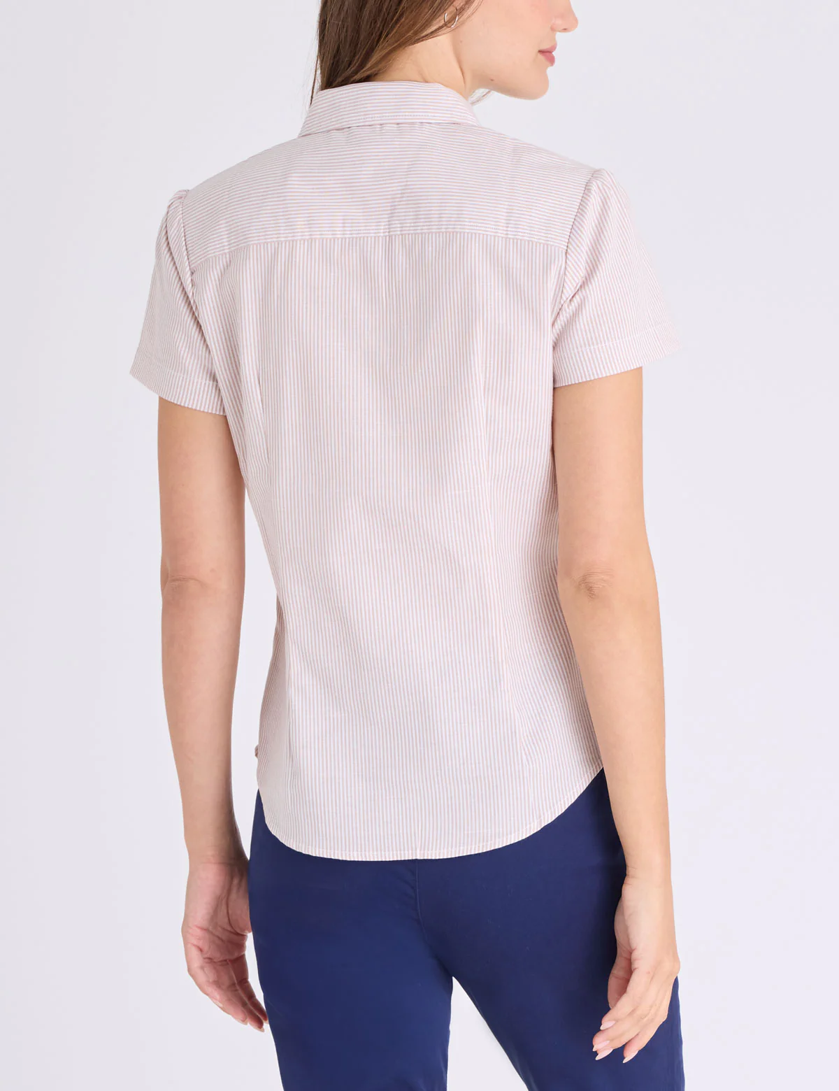 SHORT SLEEVE STRIPE OXFORD SHIRT - Image 9