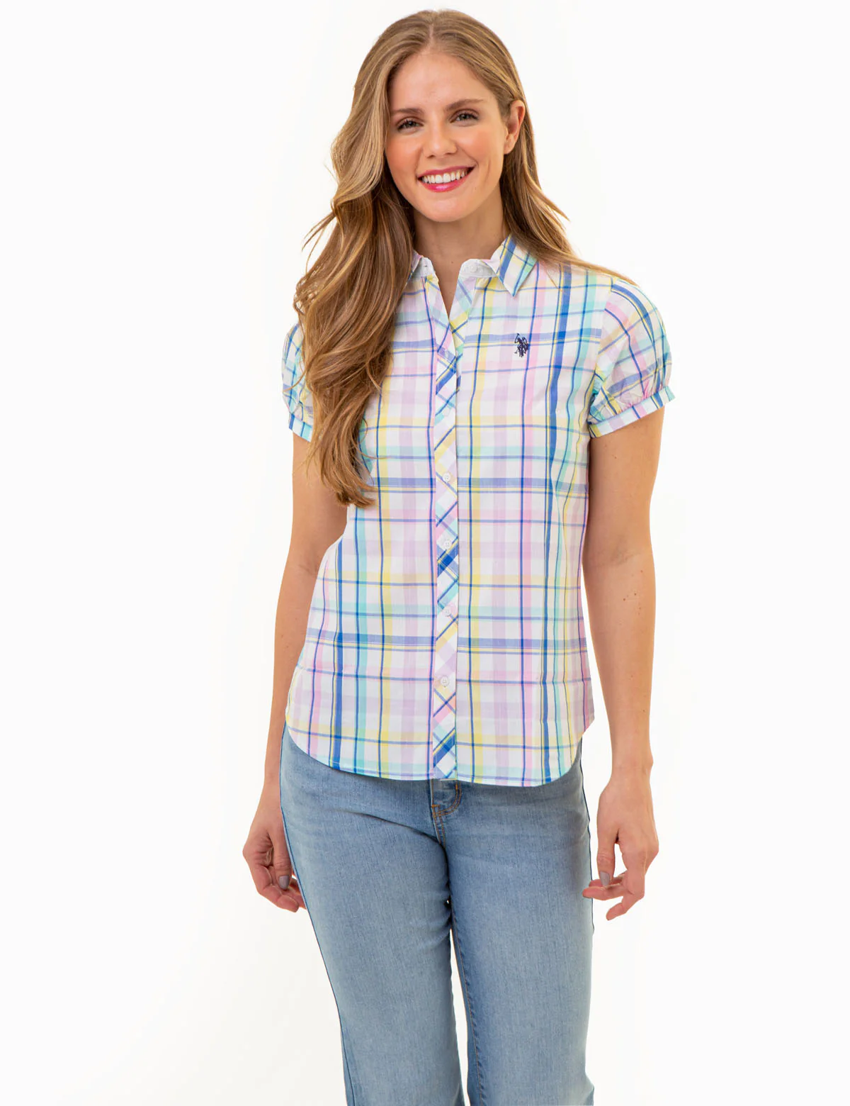 SHORT SLEEVE TWIST CUFF MADRAS SHIRT - Image 10