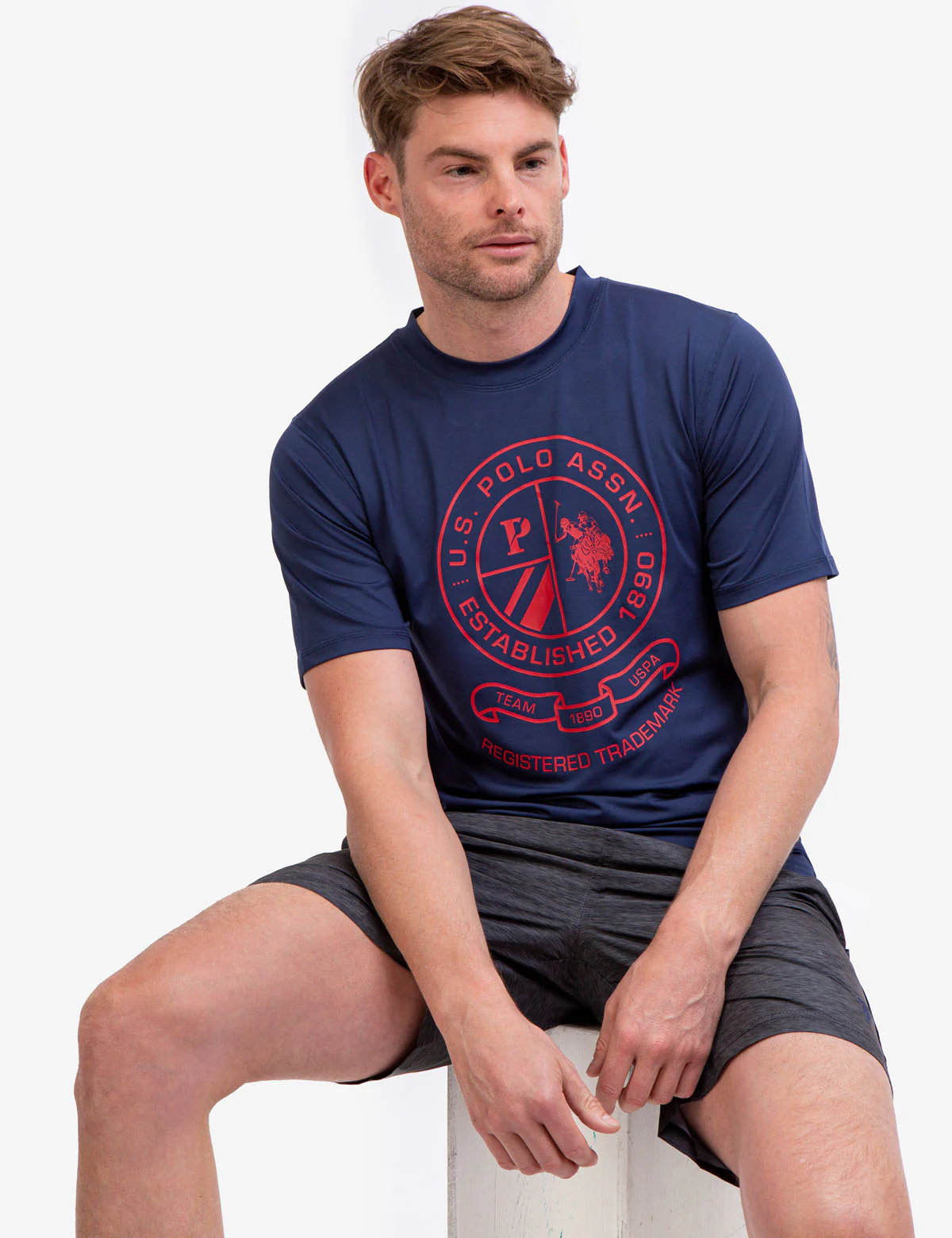 SHORT SLEEVE U.S. POLO ASSN. GRAPHIC UV TOP - Image 10