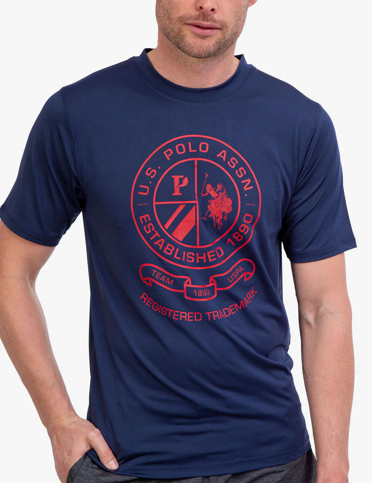 SHORT SLEEVE U.S. POLO ASSN. GRAPHIC UV TOP - Image 2