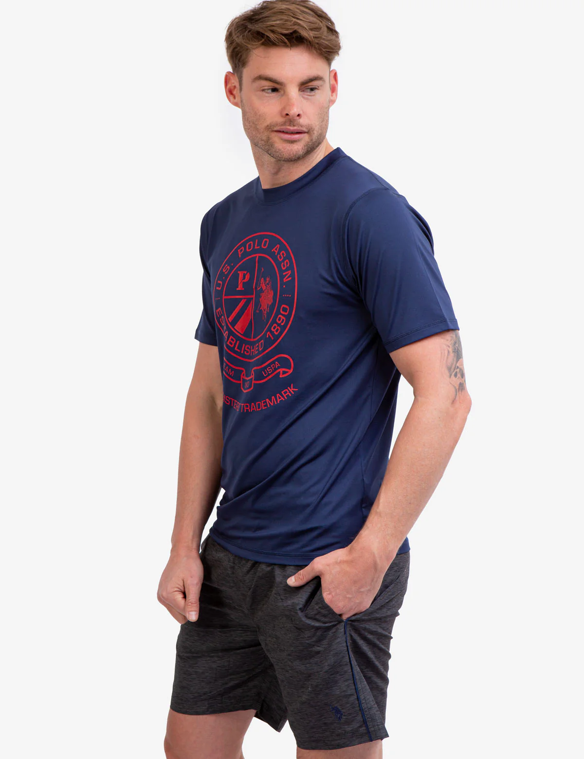 SHORT SLEEVE U.S. POLO ASSN. GRAPHIC UV TOP - Image 3