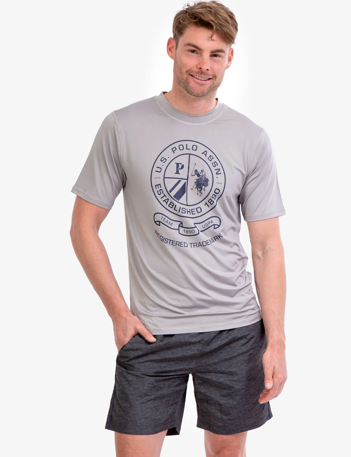 SHORT SLEEVE U.S. POLO ASSN. GRAPHIC UV TOP - Image 5
