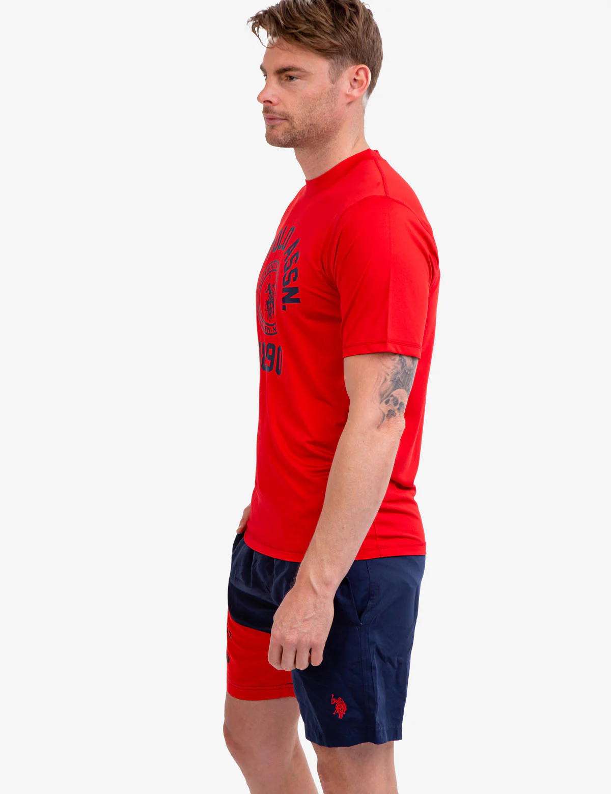SHORT SLEEVE USPA ARCHED LOGO UV TOP - Image 3