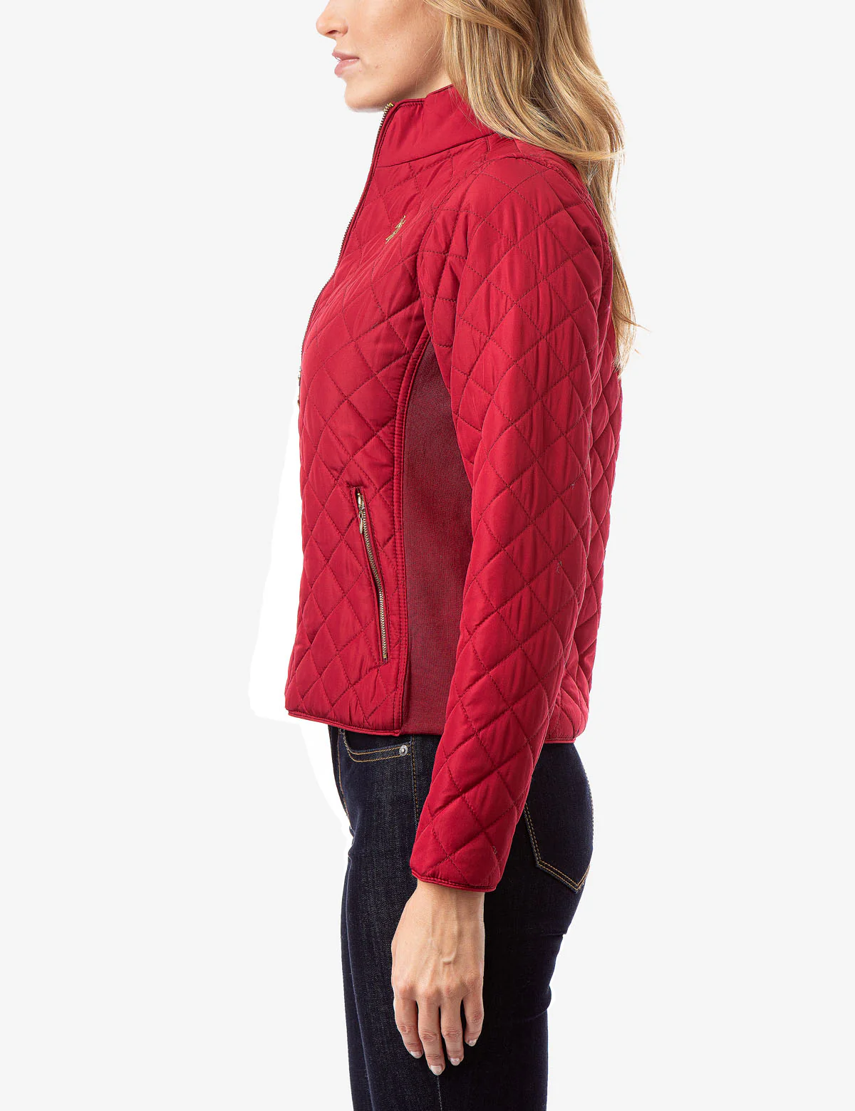 SIDE KNIT QUILTED JACKET - Image 13