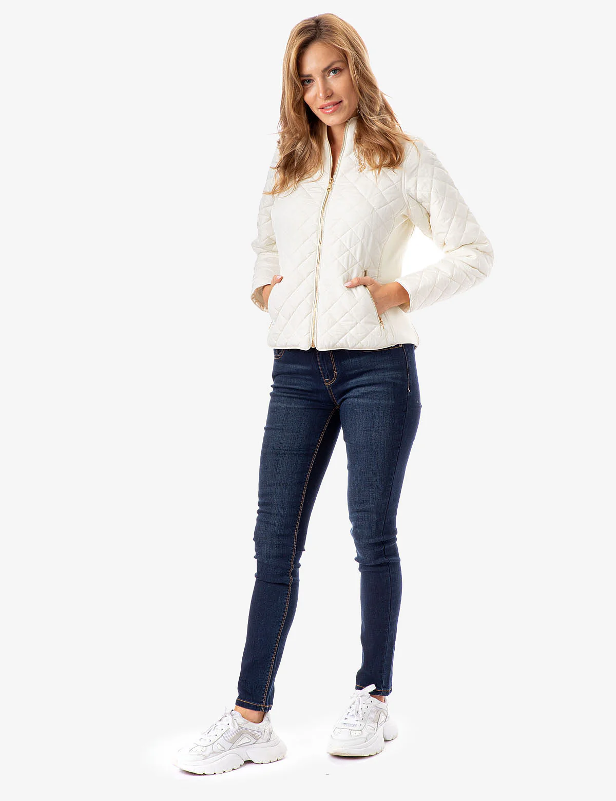 SIDE KNIT QUILTED JACKET - Image 7