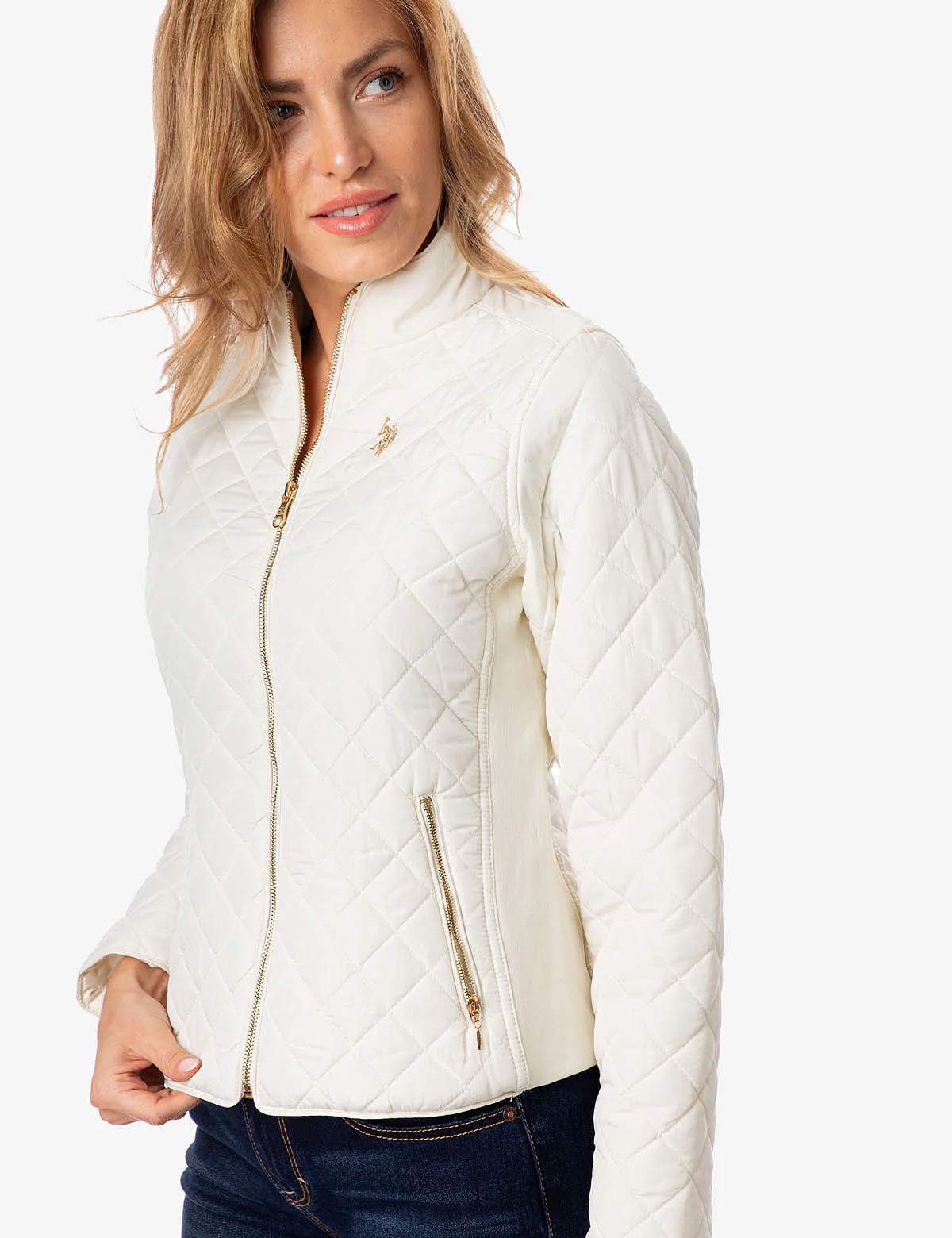 SIDE KNIT QUILTED JACKET - Image 9