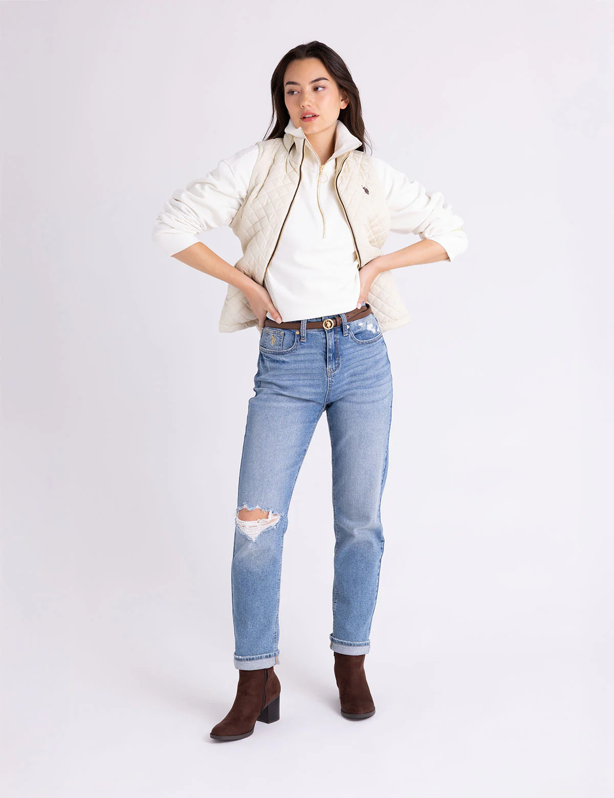 SIDE KNIT QUILTED VEST - Image 13