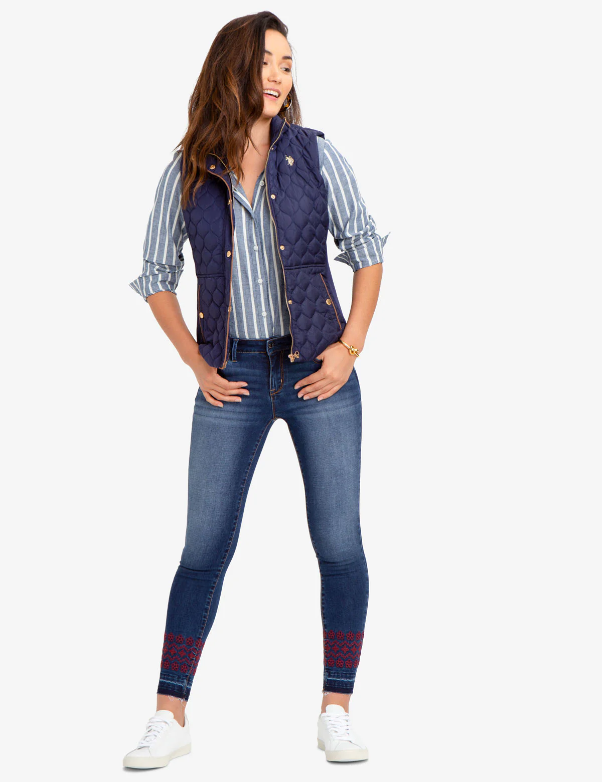 SIDE KNIT QUILTED VEST - Image 2