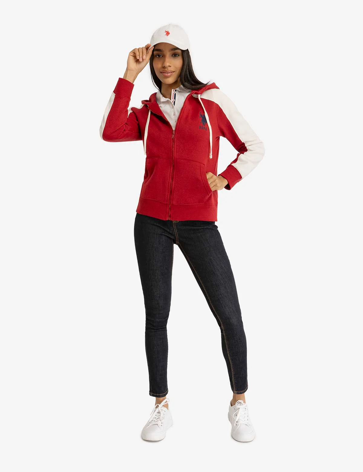 SIDE STRIPE FULL ZIP HOODIE - Image 6
