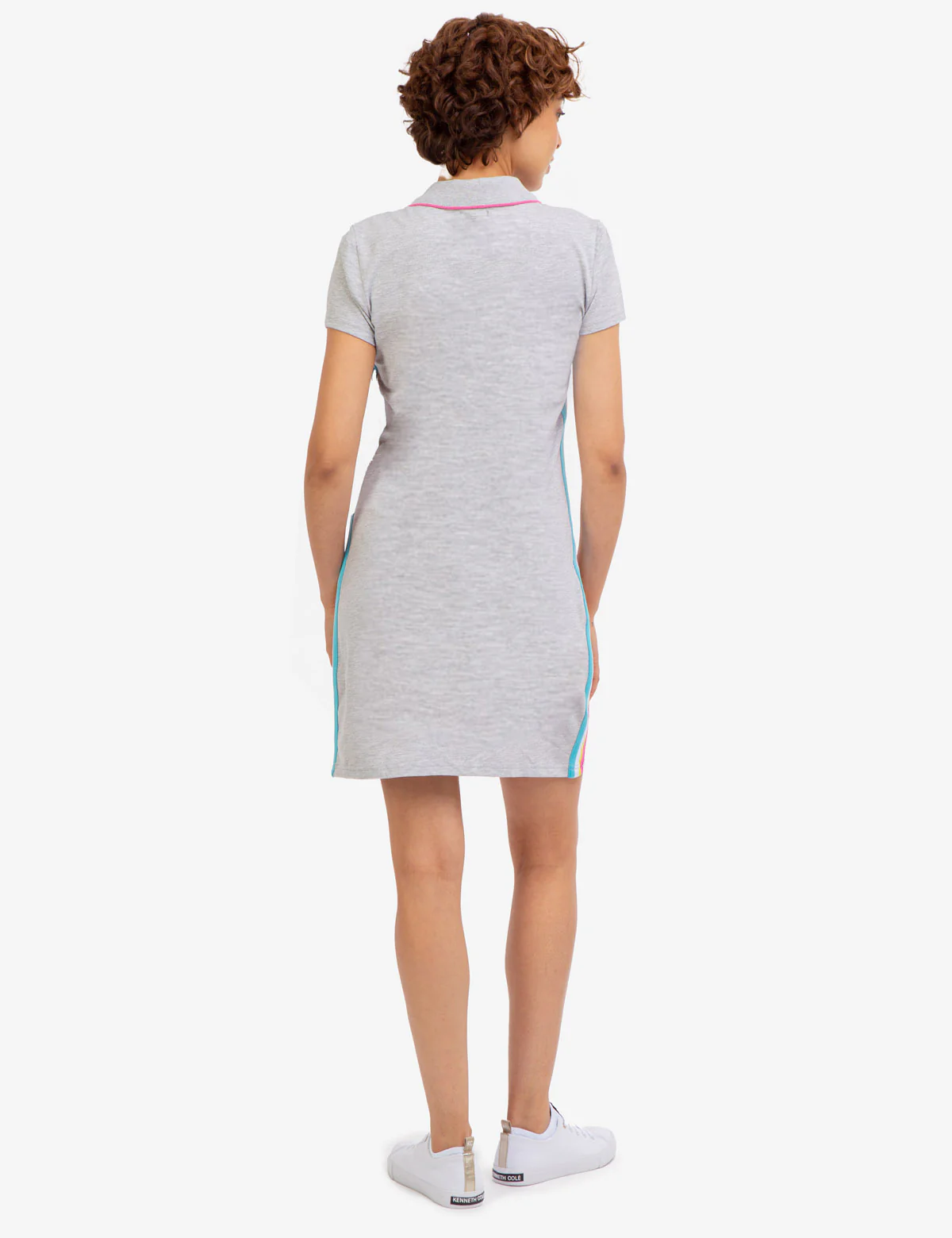 SIDE STRIPE POLO DRESS - Image 12