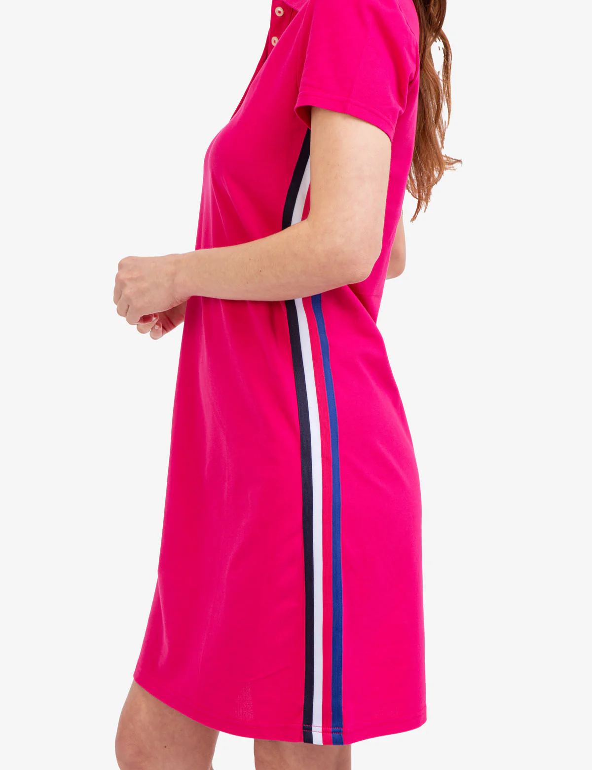 SIDE STRIPE POLO DRESS - Image 15