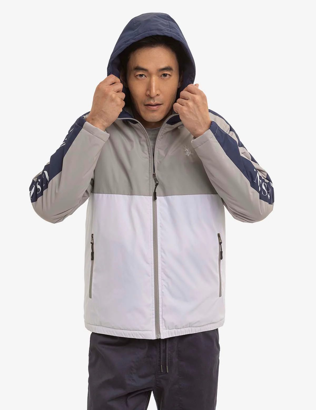 SIDE TAPE COLORBLOACK LOGO WINDBREAKER - Image 2