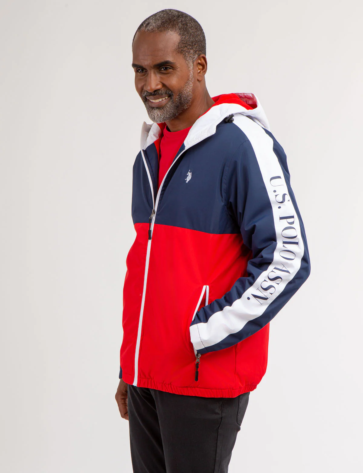 SIDE TAPE COLORBLOCK LOGO WINDBREAKER - Image 3