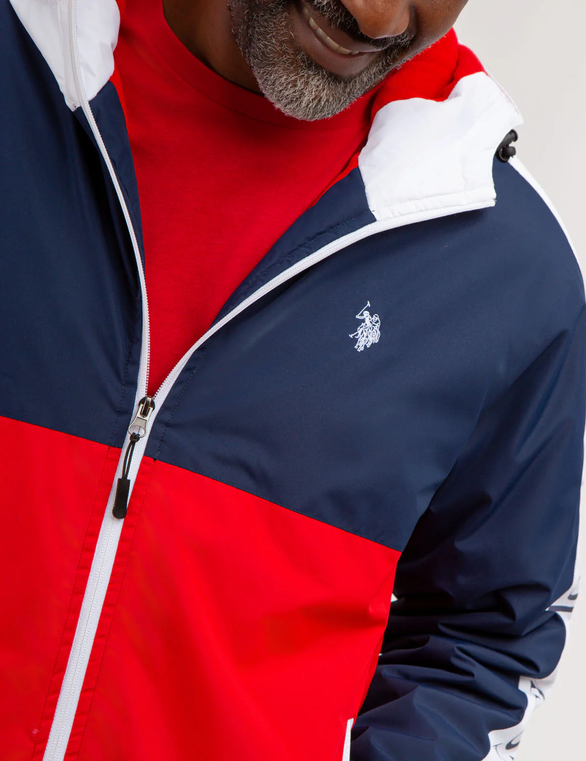 SIDE TAPE COLORBLOCK LOGO WINDBREAKER - Image 5