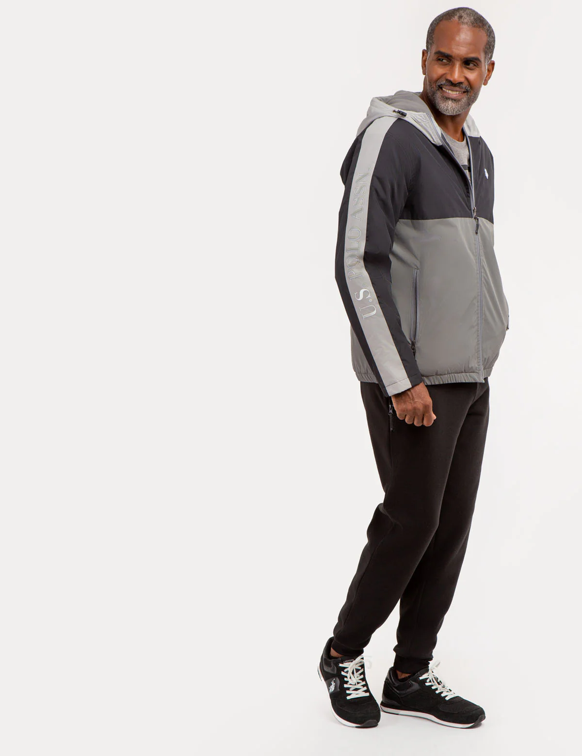 SIDE TAPE COLORBLOCK LOGO WINDBREAKER - Image 8