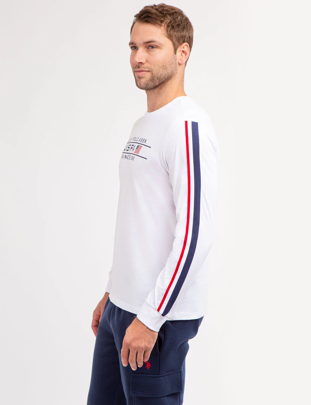 SIGNATURE STRIPE GRAPHIC LONG SLEEVE T-SHIRT - Image 4