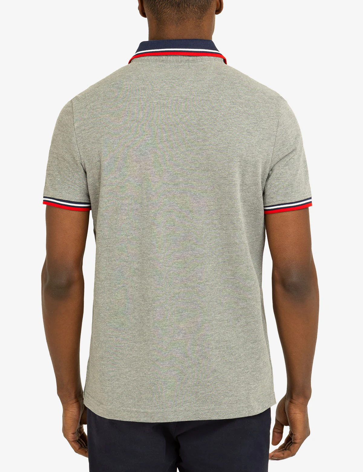 SIGNATURE STRIPE RIB TIPPED TRIM POLO SHIRT - Image 18