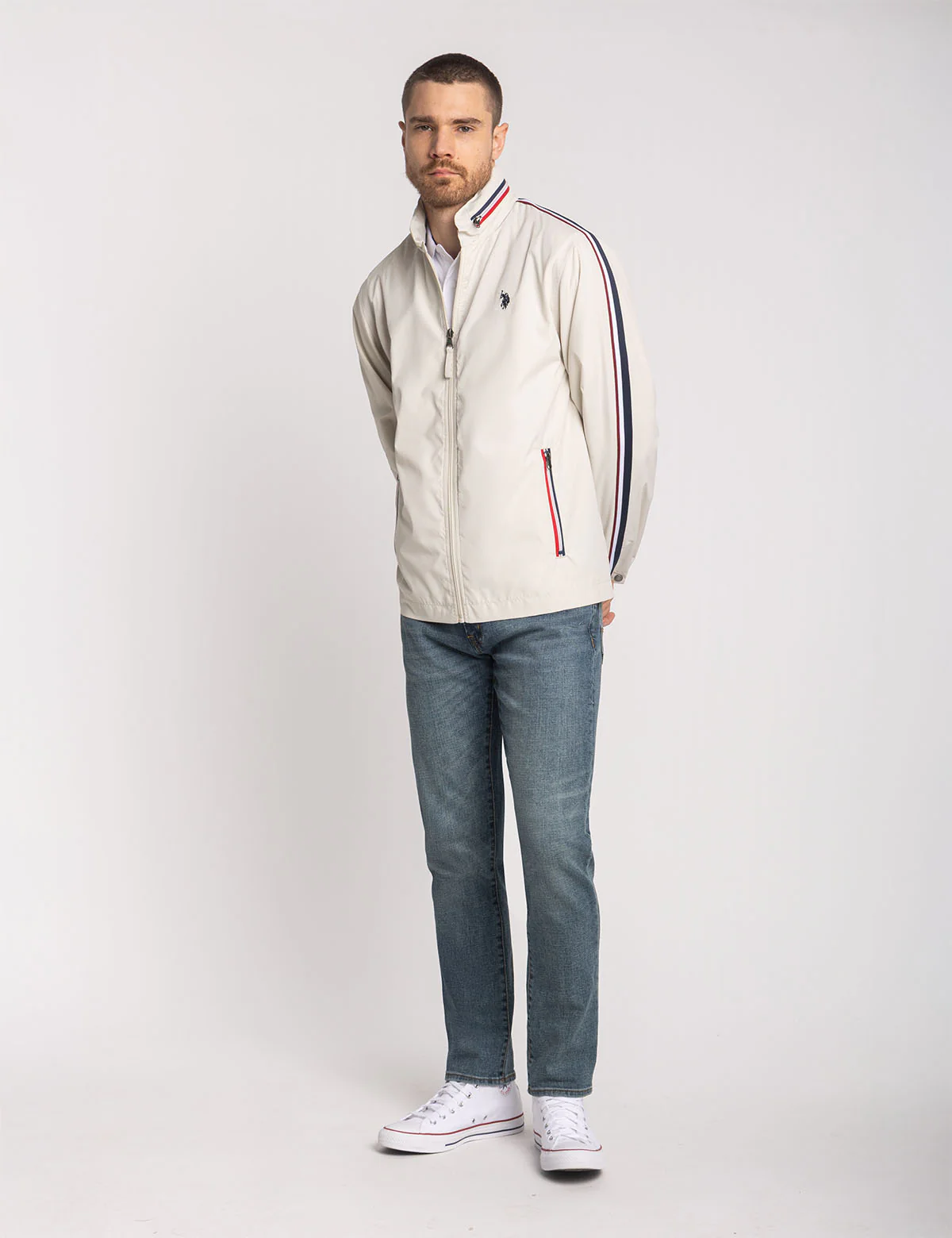 SIGNATURE STRIPE STOW HOOD JACKET - Image 14