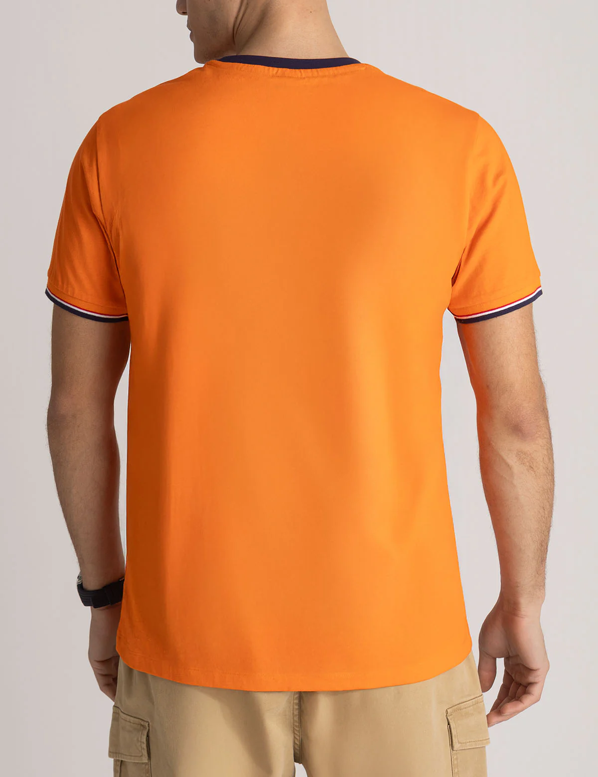SIGNATURE STRIPE TRIM RINGER T-SHIRT - Image 5
