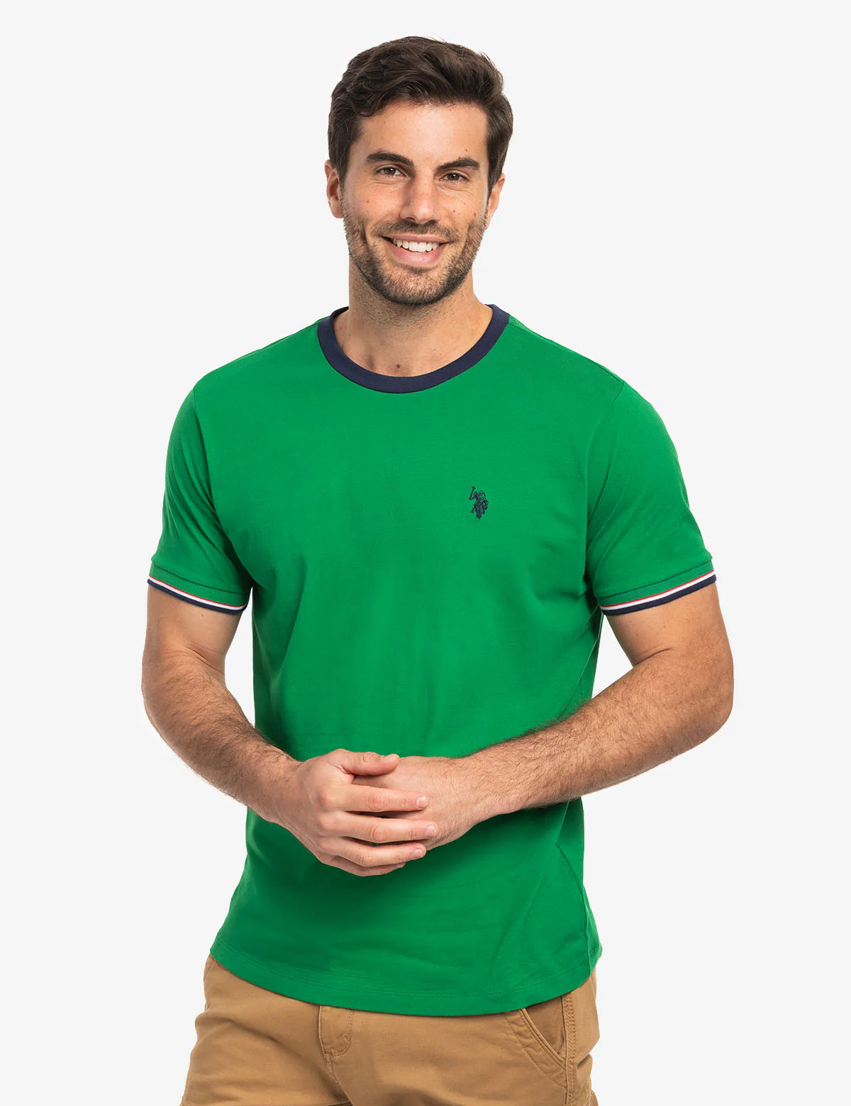 SIGNATURE STRIPE TRIM RINGER T-SHIRT - Image 5