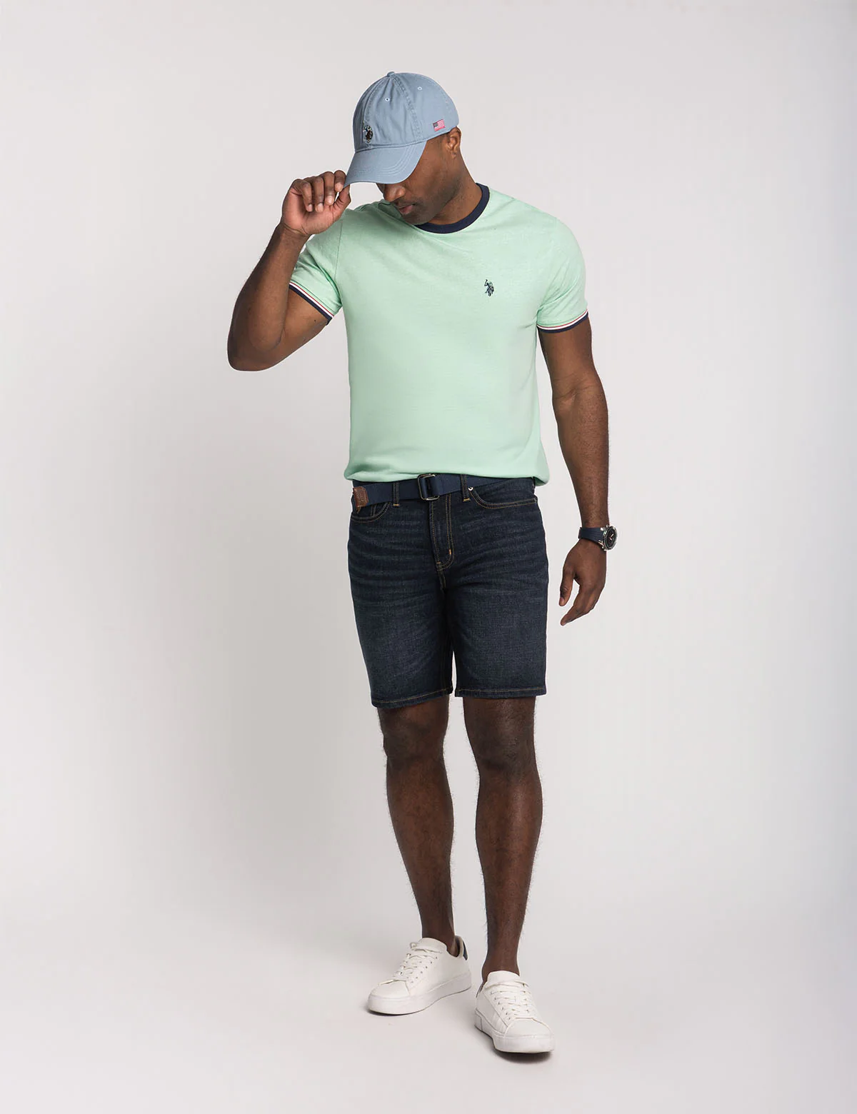 SIGNATURE STRIPE TRIM RINGER T-SHIRT - Image 11