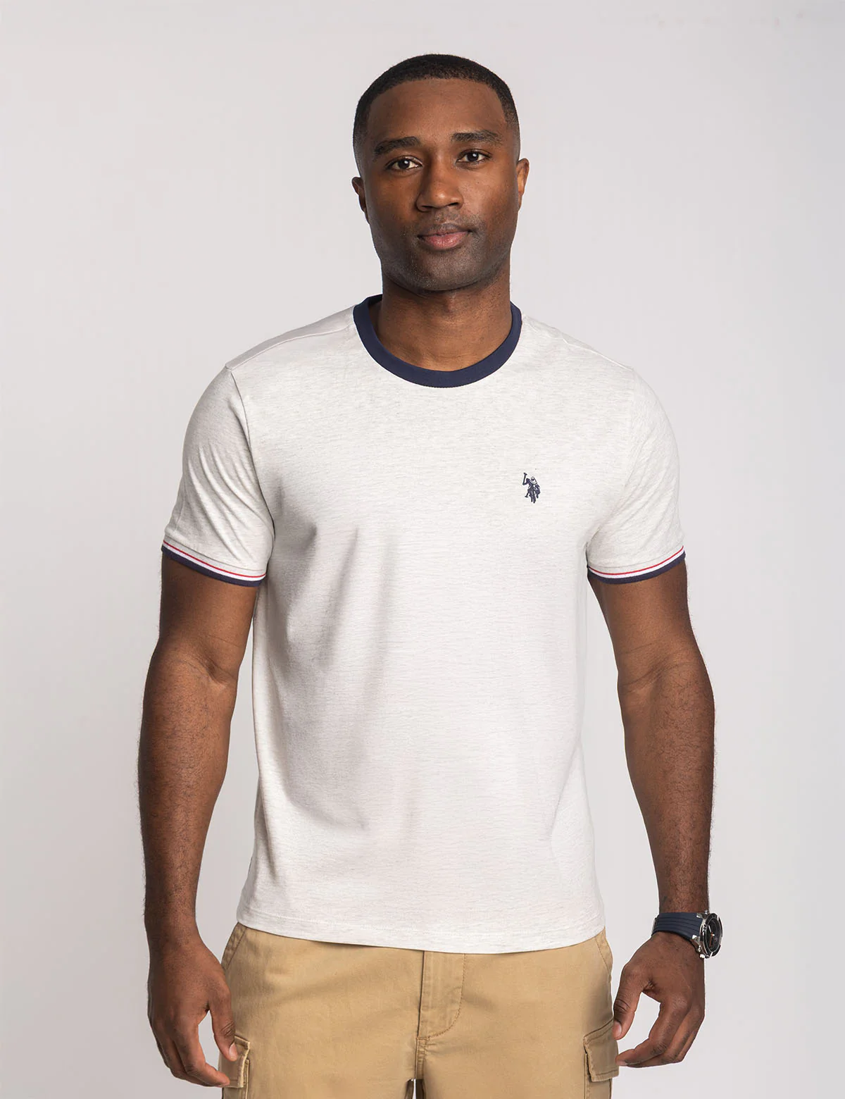 SIGNATURE STRIPE TRIM RINGER T-SHIRT - Image 14