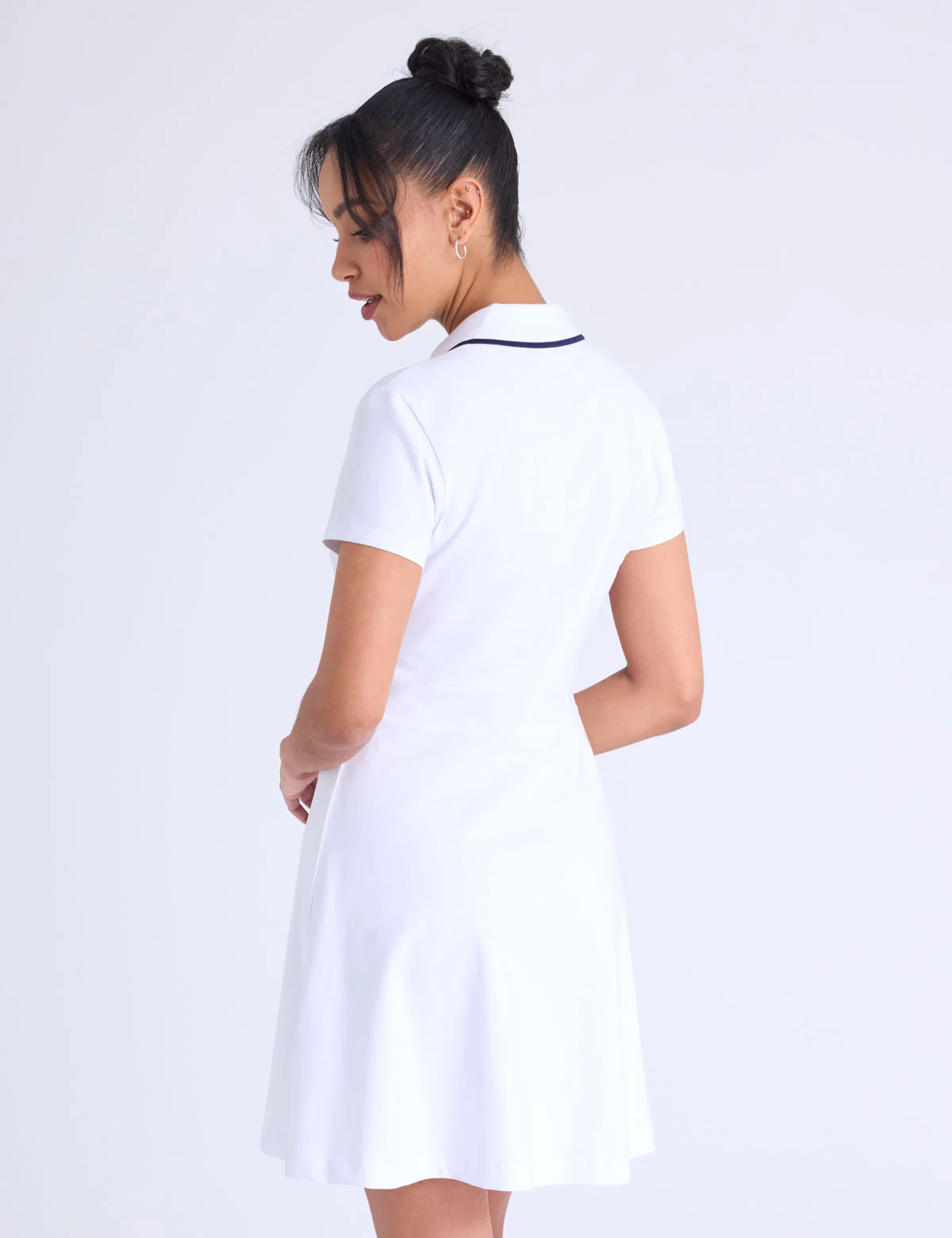 SIGNATURE STRIPE TRIM SWING POLO DRESS - Image 6