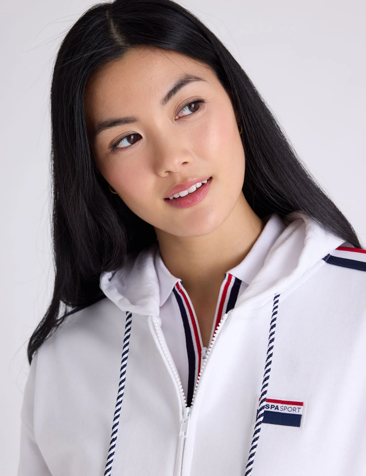 SIGNATURE STRIPE USPA SPORT ZIP HOODIE - Image 10
