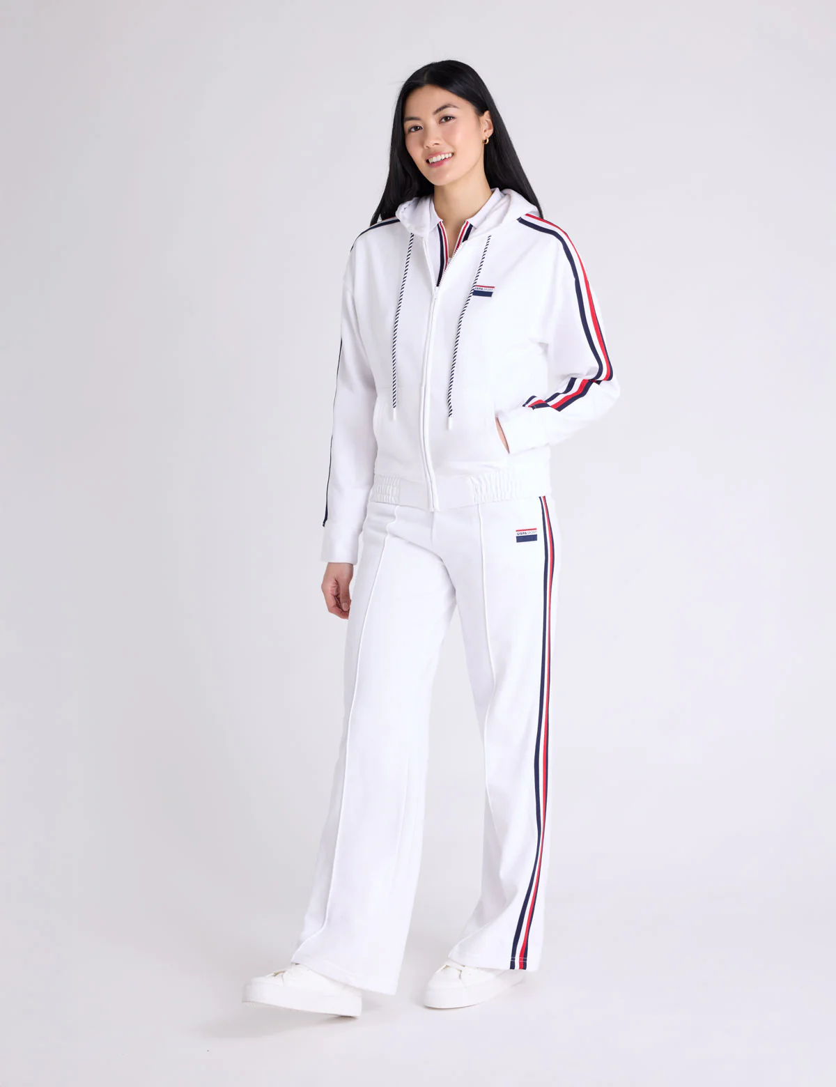 SIGNATURE STRIPE USPA SPORT ZIP HOODIE - Image 11