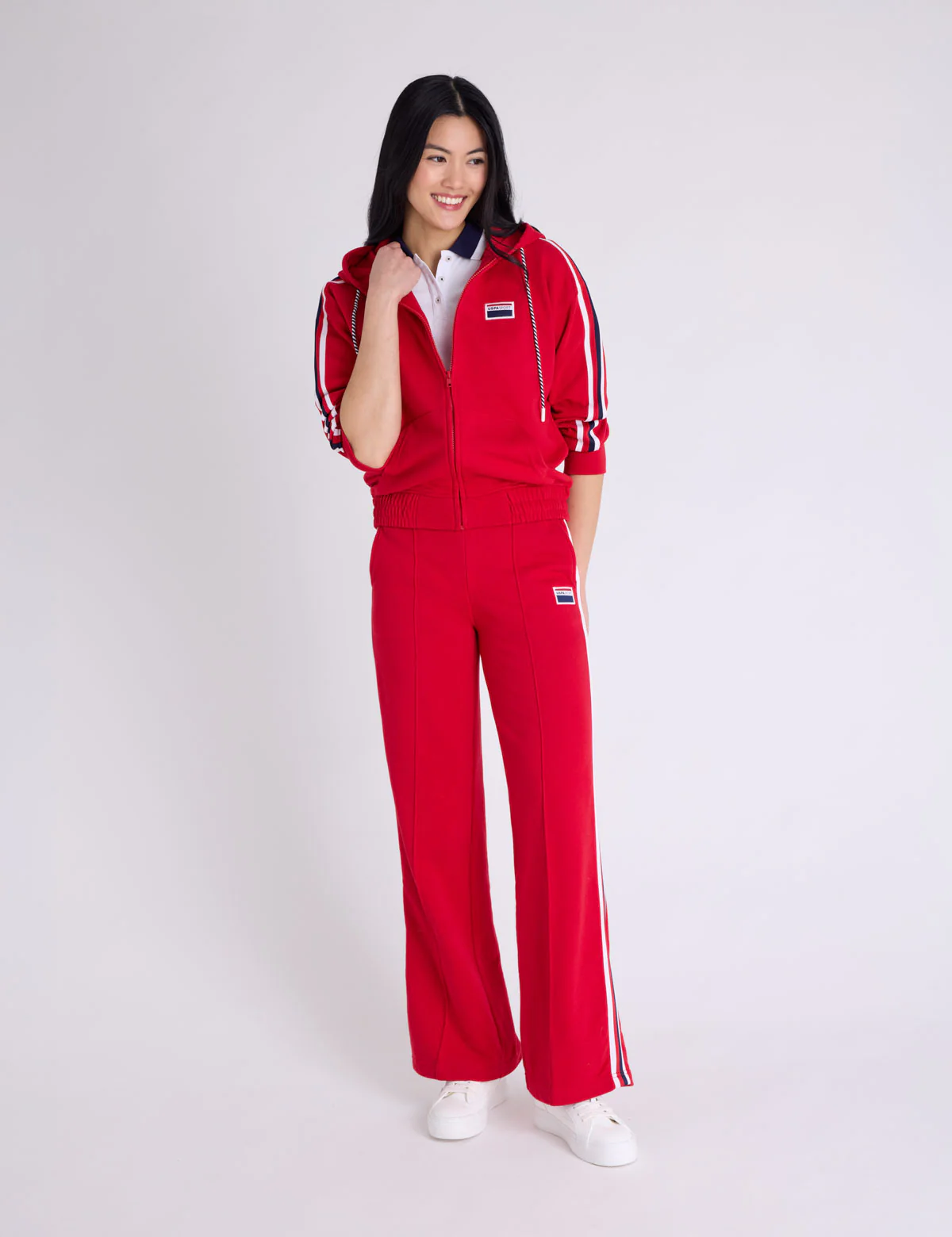 SIGNATURE STRIPE USPA SPORT ZIP HOODIE - Image 3
